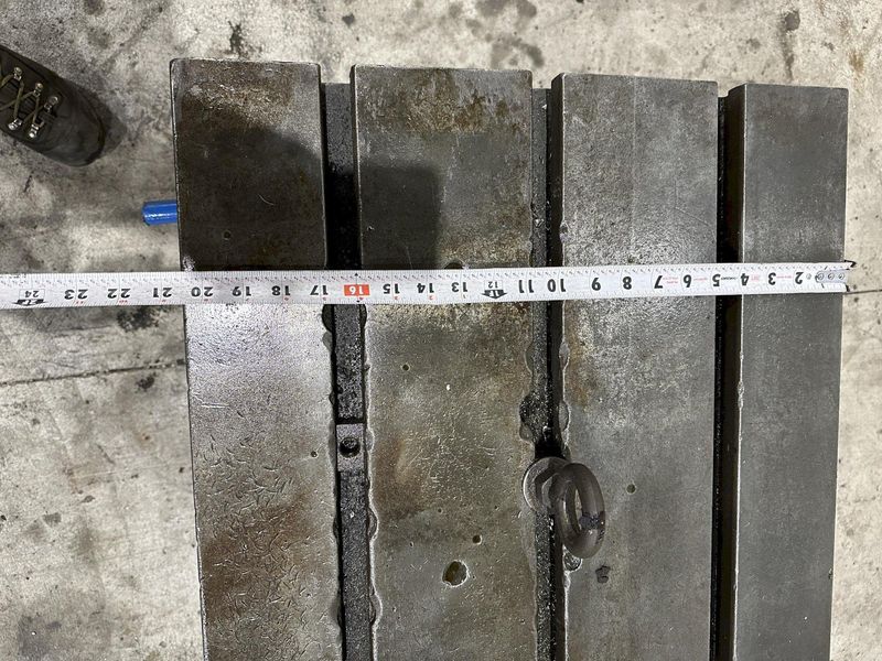 20" X 20" X 23" CARLTON UNIVERSAL T-SLOTTED DRILL BOX TABLE: STOCK #22039