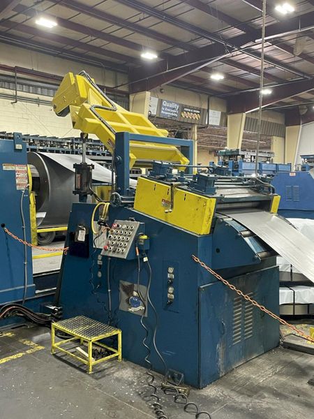 20,000 lbs. x 36" Coe Press Equipment "Conventional" Servo Coil Feed Line For Metal Stamping, Ye