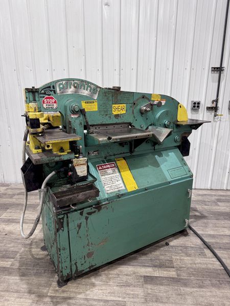 50 TON PIRANHA P3 HYDRAULIC IRONWORKER: STOCK #80707