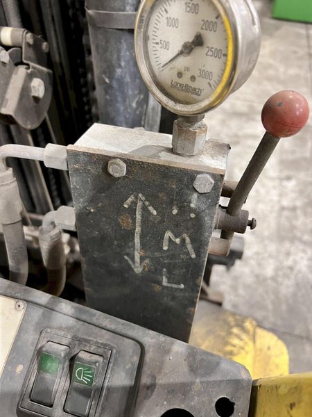 5000 LBS HYSTER MODEL #S50XM LP GAS FORKLIFT: STOCK #22362