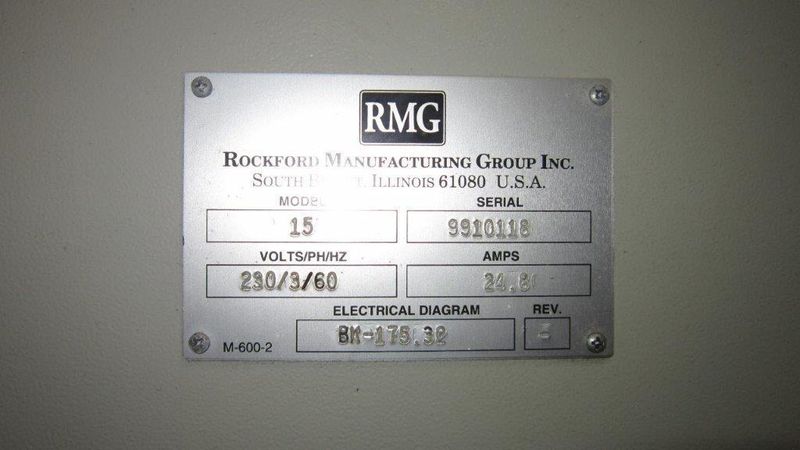 5/16"  RMG Model 15 Wire Straighten & Cut Machine
