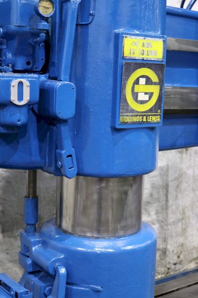 6' X 15" G & L RADIAL ARM DRILL: STOCK #67605