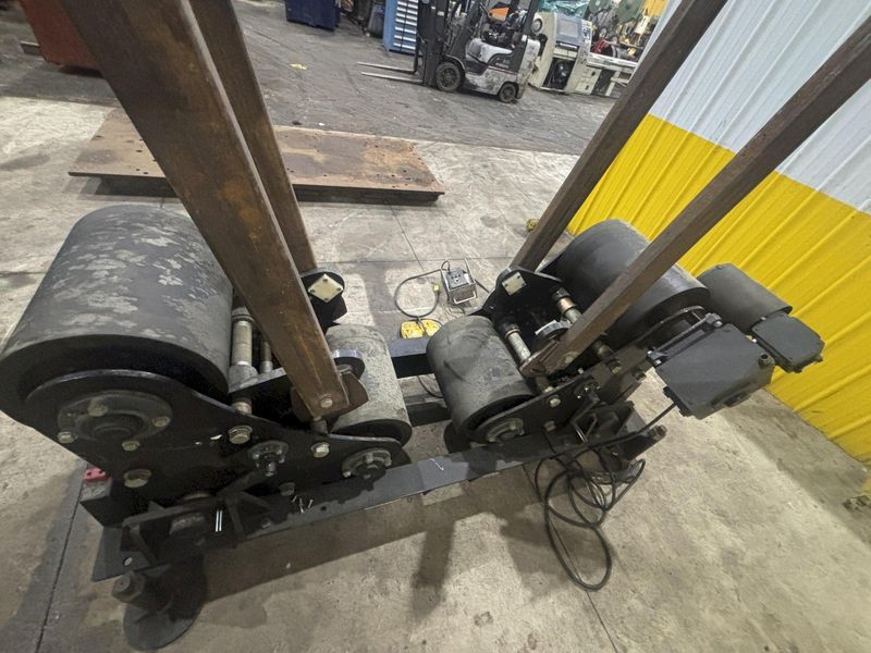 12,000 LB LJ WELDING MODEL #GE6TR-100 VARIABLE SPEED POWERED TANK TURNING ROLL: STOCK #22808