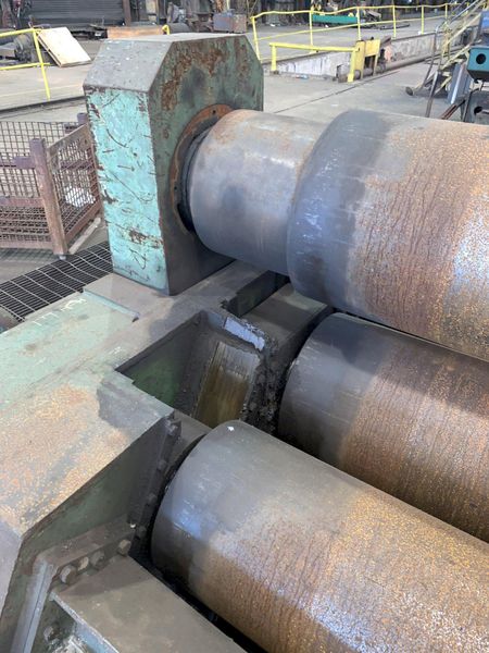12' X 1.5" HAUSLER 4 ROLL MODEL NO. VRM12/3 HYDRAULIC PLATE BENDING ROLLS: STOCK #13390