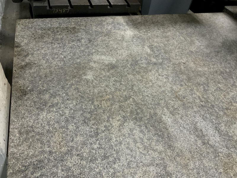 70" X 74" 12" STANDBRIDGE GRANITE SURFACE PLATE: STOCK #77848