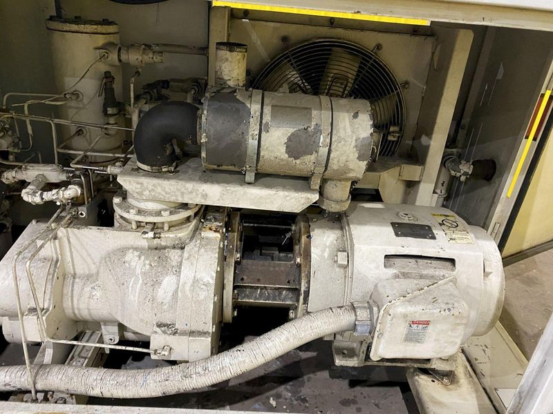 50 HP GARDNER DENVER ROTARY SCREW AIR COMPRESSOR: STOCK #19662