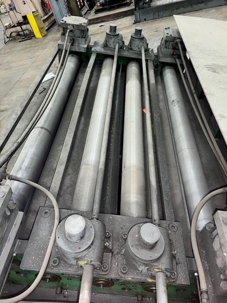 20,000 lbs. x 72 inch USED COE PRESS EQUIPMENT COIL CRADLE STRAIGHTENER FOR SALE, MODEL# CPCC-20