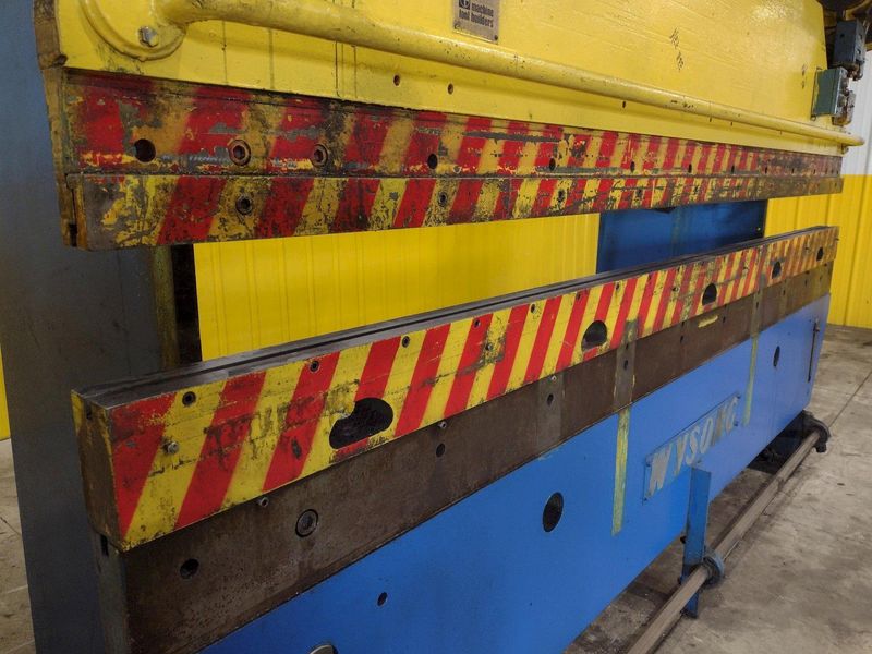 55 TON X 10' WYSONG MODEL #55-8 MECHANICAL PRESS BRAKE: STOCK #22730