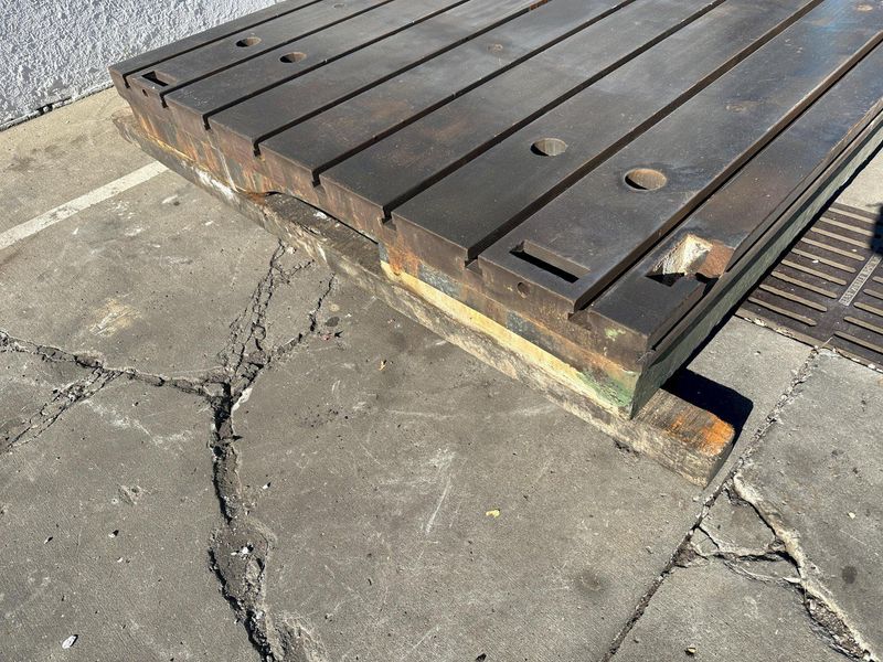 80" X 157" X 13" G & L T SLOTTED FLOOR PLATE:  STOCK #76803