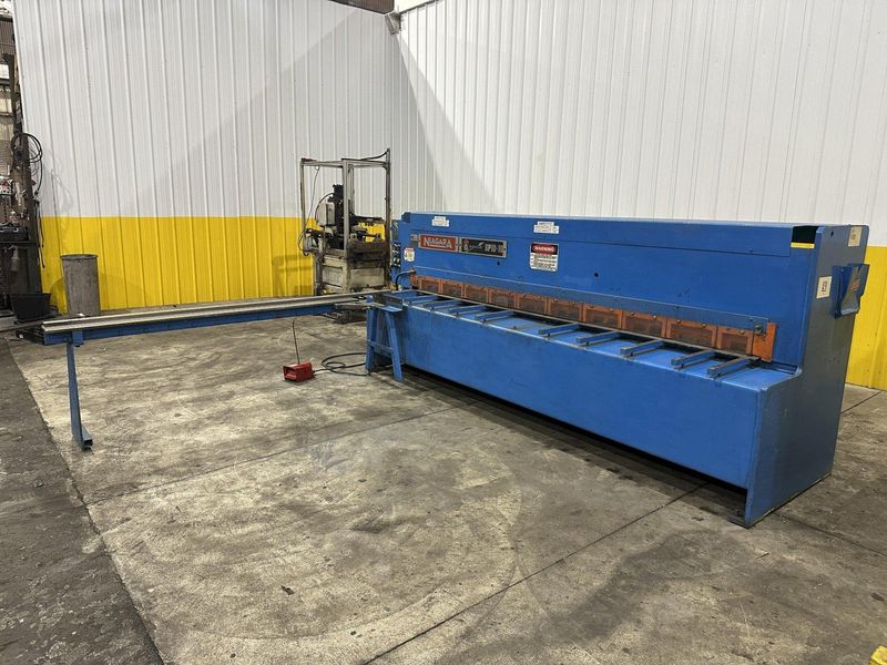 10' X 10 GAUGE NIAGARA MODEL #SPARTAN SP10-10 HYDRAULIC SHEAR: STOCK #22633