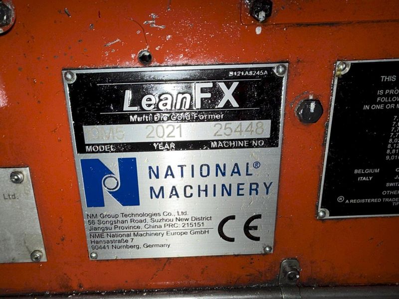 National Formax Lean FX 10 5 Die Cold Former