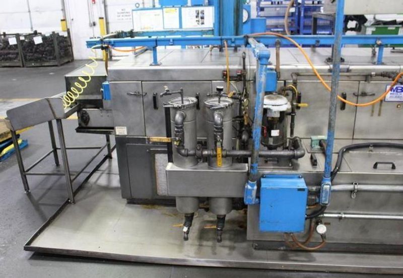 24" W x 12" H MIDBROOK 3 Stage Parts Washer, Elect Heated Wash/Rinse, Regen B/O