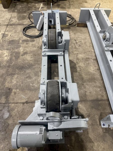 20,000 LB (10 TON) ARONSON MODEL #WRD10 POWERED TANK TURNING ROLLS, DRIVE & IDLER: YOBRO #25144
