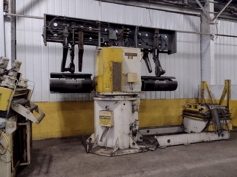 15,000 LB X 36" X 1/4" PERFECTO COIL REEL, CAR & STRAIGHTENER: STOCK #18400