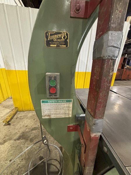 36" TANNEWITZ MODEL #G-3 VERTICAL BAND SAW: STOCK #23157