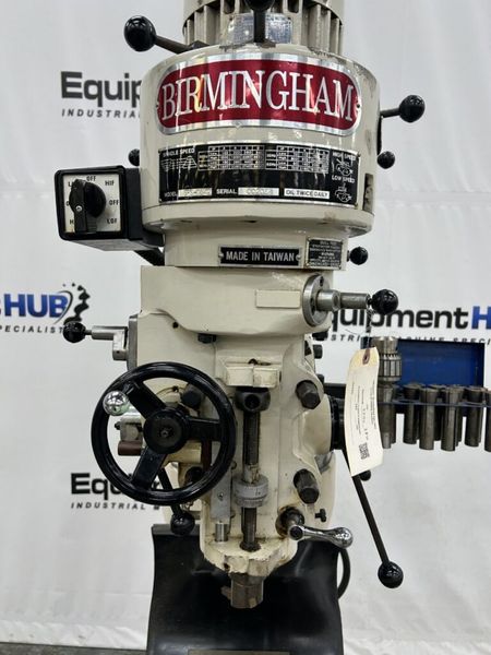 Birmingham BPS-1642 9″ x 42″ Vertical Milling Machine w/ Power Feed, Machinist Vise