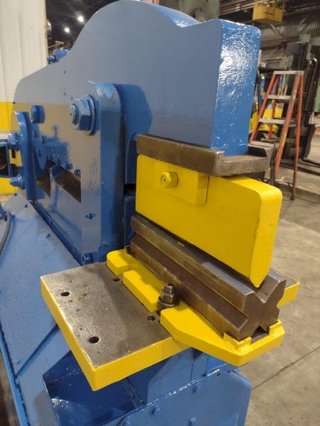 50 TON PIRANHA MODEL #P50 HYDRAULIC IRONWORKER: STOCK #23214