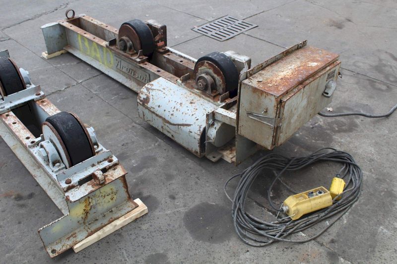 15 TON ARONSON TANK TURNING ROLLS 1 DRIVE & 2 IDLERS: STOCK # 72464