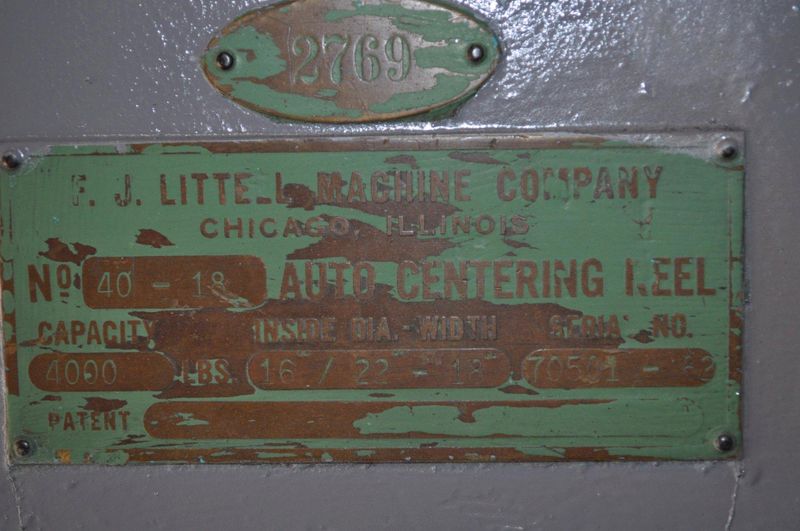 4000 LB X 18" LITTELL UNCOILER