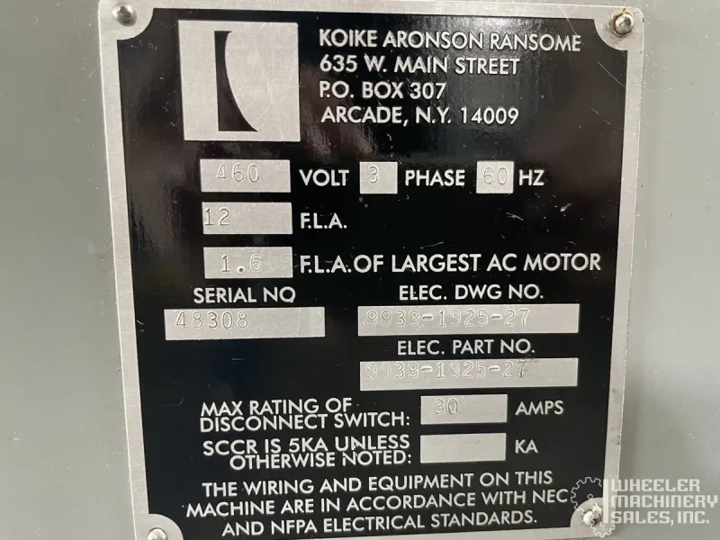 KOIKE ARONSON HD-25VF Welding Positioner #8374 #1