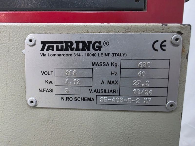 Tauring Delta 50 CNC-C Plus 3 Roll Angle Bender, 2″ x 2″ x 1/4″ Capacity