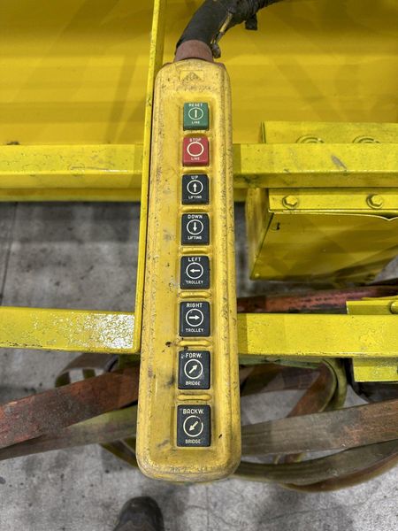 20 TON X 38' KRANCO OVERHEAD DOUBLE GIRDER BRIDGE CRANE: STOCK #21900