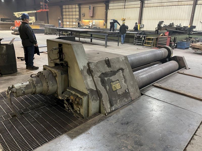 10' X 1-3/16" BERTSCH CENTURY II HYDRAULIC PLATE ROLL: STOCK #14196