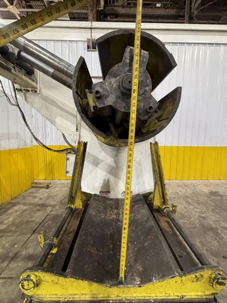 15,000 LBS X 36" COE MODEL #CPR-PO-15018 MOTORIZED COIL REEL UNCOILER W/ COIL CAR: STOCK #23436