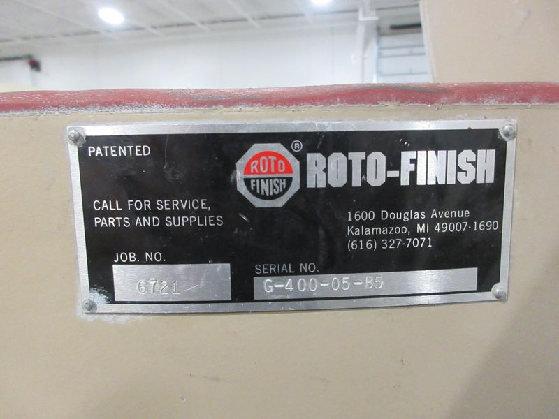 Hammond | Roto Finish Gemini 4 Centrifugal Abrasive Finisher, Extended Range Series- Auction Item