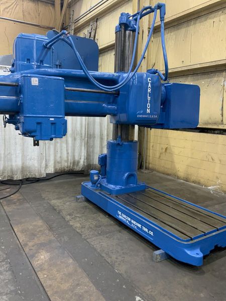 5' X 15" CARLTON MODEL #3A RADIAL ARM DRILL: STOCK #80780