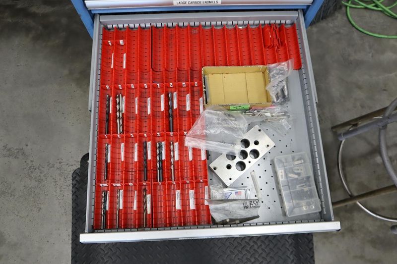 Lista HD Tool Cabinet - 11 Drawer - with Cutting Tools- Auction Item