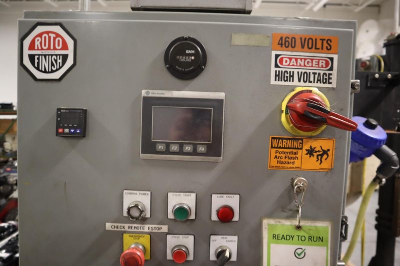 Hammond Roto-Finish HR-17 VIbratory Combo Finishing, Washing, Drying Unit, with Magnetic Parts Separation- Auction Item