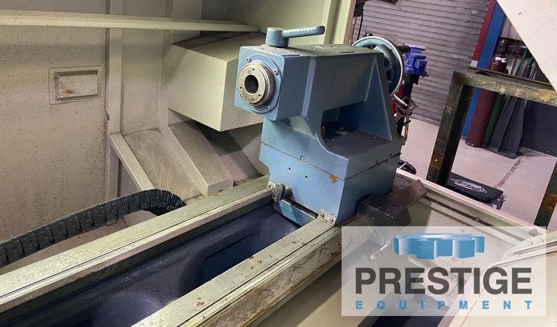 Romi M27,  27" Swing, 80" Centers, 6.77" Spindle Bore, Front & Rear Chucks, Tailstock, Fanuc 21i-TB CNC, 2007, #32960