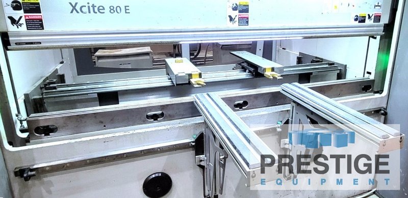 Bystronic Xcite 80E Electric Servo, 88 Ton, 80" OA, 5.9" Stroke, Byvision CNC, 5-Axis B.G., Hyd. Clamping, 2013, #43415