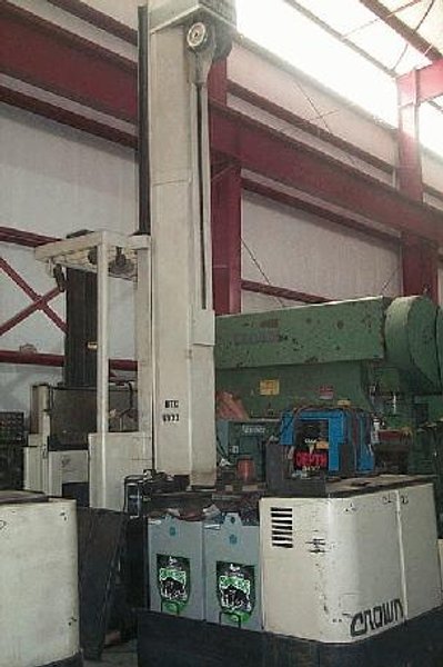 4000 Lb. Crown 40TS-S, Elec., Sideloader, Narrow-Aisle, 351" Lift, 1990 (2), #10876/10877 