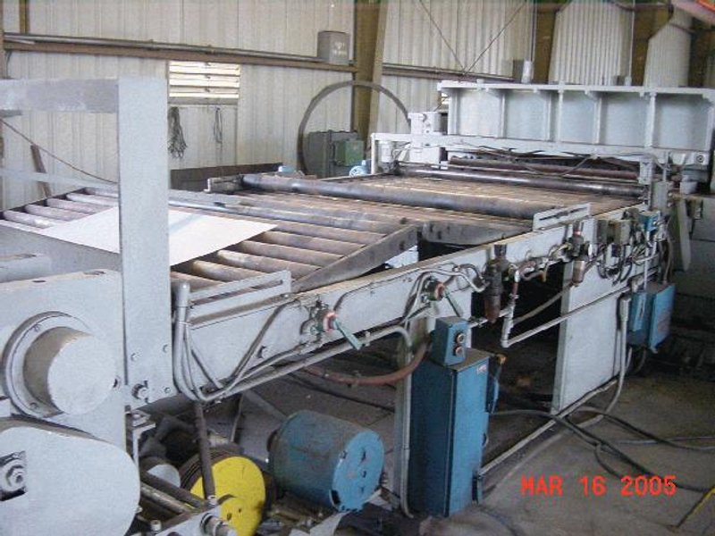 72" X .135" Rowe, 25K Uncoiler, Complete Line