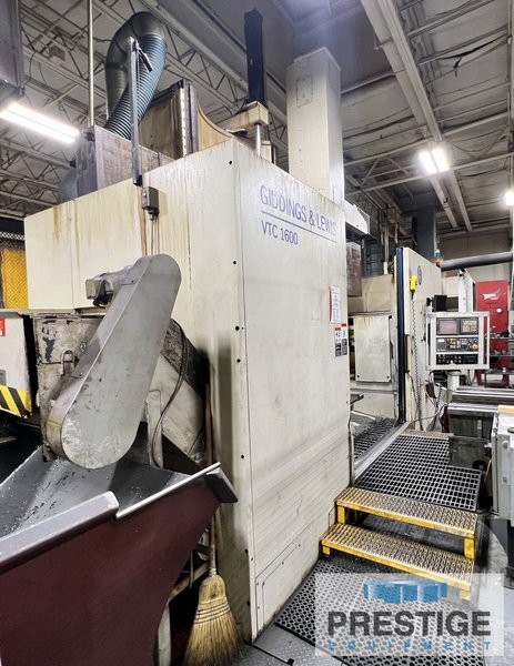 63" Giddings & Lewis, VTC-1600, 26 ATC, 78" Turning Diam., 85" U/RF, 69" Ram Stroke, 400 RPM, 100 HP, Fanuc 160i, #43313