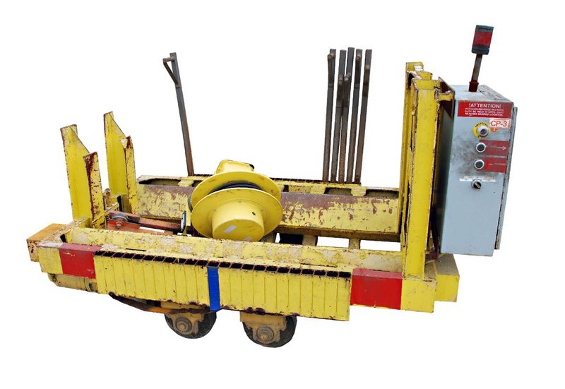 10,000 lb. x 60" Powered Coil Transfer Cart