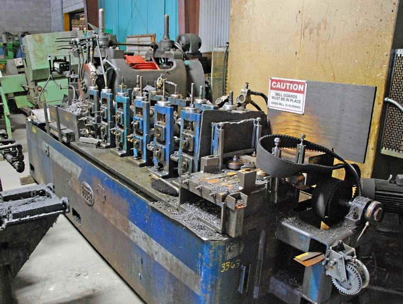 1-1/4" (31.7 mm) x .049" (1.24 mm) YODER M1-1/2 ERW Tube Mill Line