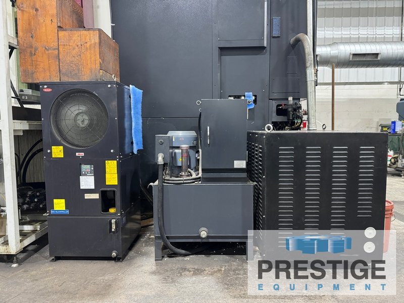 OKK HM-120S 4-Axis, Fanuc 310i-SA, X-67", Y-55", Z-49", 2APC 49" Pallets, 60 ATC, TSC, Chip Conveyor, 2008, #43881