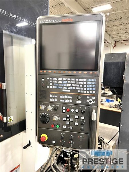 Mazak Integrex i-150, Mazatrol Matrix CNC, 16.76" Swing, C-Axis, Mill Spindle, TSC, 36-ATC, LNS Barfeeder, 2011, #43015