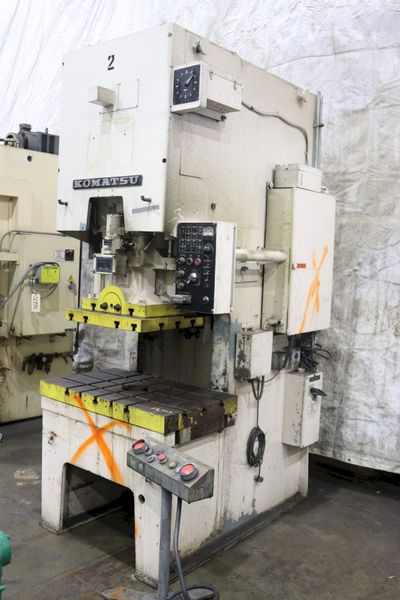 80 TON KOMATSU MODEL #OBS 80-2 GAP FRAME PRESS: STOCK 72884