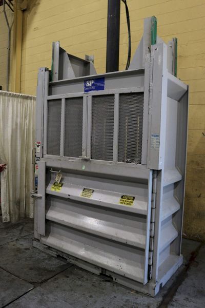 60' X 30' SP INDUSTRIES VB 60-E VERTICAL CARD BOARD BALER: STK 72954