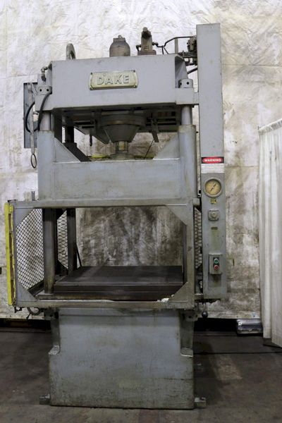 75 TON DAKE 4 POST HYDRAULIC PRESS: STOCK #72929