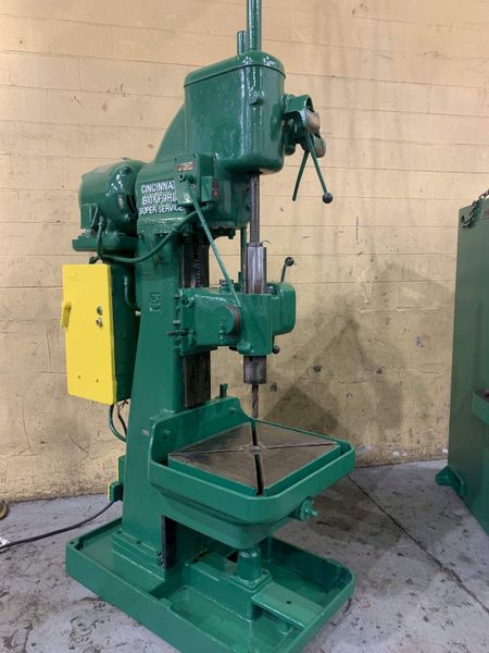28' CINCINNATI BICKFORD SINGLE SPINDLE DRILL: STOCK #72623