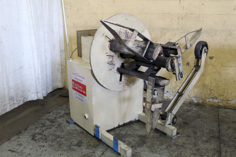 6000 LBS AIR FEED MOTORIZED COIL REEL: STOCK #71991