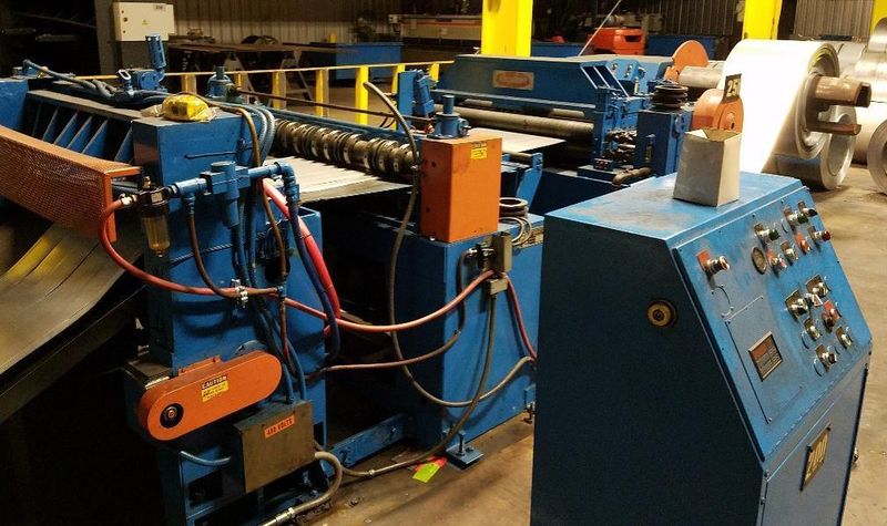 SECREST/PROGRESSIVE 48"-16 GA CUT TO LENGTH LINE SLEAR LINE WITH SLITTER: STOCK # 71599