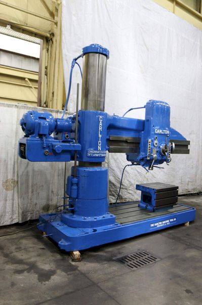 7' X 17' CARLTON MODEL 3A RADIAL DRILL: STOCK #70627