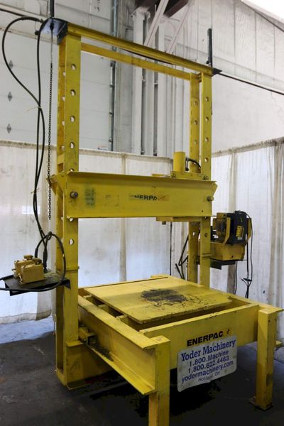 50 TON ENERPAC TRAVELING FRAME H-FRAME PRESS: STOCK #68436