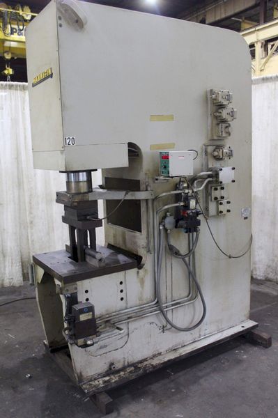 100 TON HANNIFIN C FRAME HYDRAULIC PRESS: STOCK #72216